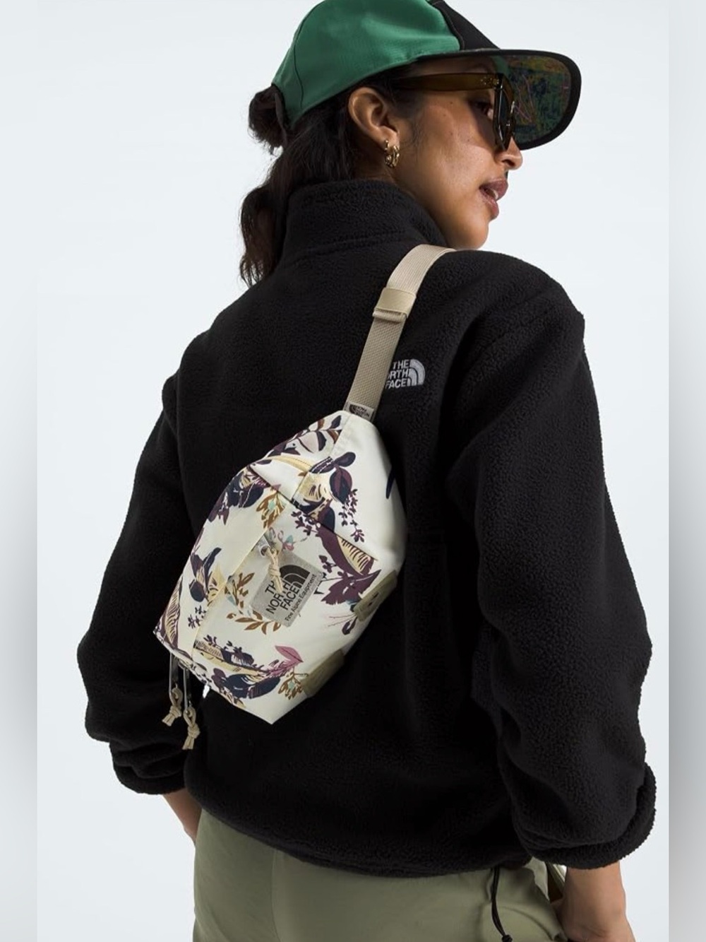 THE NORTH FACE Berkeley Lumbar, White Dune Leaf Toss Print